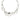 Collar statement grueso, con formas geométricas, baño de plata esterlina — FREE