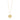 Collar con dije grande de corazón garabateado, baño de oro 18k — BELIEVE