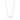 Collar cadena fina set 2-in-1, colgante forma de alfiler, baño de plata esterlina — INSTANT