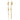 Aretes largos, colgante de perlas y formas orgánicas, baño de oro 18k — CONSTANCE