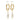 Pack 2 aretes, perlas de botón, aros con perla grande baño de oro 18k — CONSTANCE