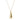 Collar cadena fina, colgante en forma de lagrima, baño de oro 18k — ALMA