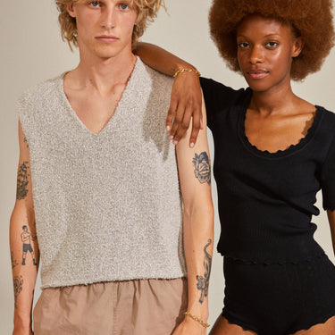 Pulsera eslabones diseño anudado, baño de oro 18k — RANI