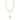 Collar cadena fina set 2-in-1, colgante forma de moneda, baño de oro 18k — DECLAN