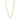 Pack 2 collares, cadena fina dijes de flor y cadena gruesa, baño de oro 18k — RIKO