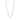 Pack 2 collares, cadena fina dijes de flor y cadena gruesa, baño de plata esterlina — RIKO