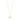 Collar cadena fina, colgante mini corazón sólido, baño de oro 18k — AFRODITTE