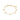 Pulsera cadena fina, con colgantes de corazón, baño de oro 18k — ALAIA