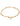 INDIE Pulsera mezcla marrón, recubierta en oro
