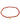 INDIE Pulsera roja, recubierta en oro