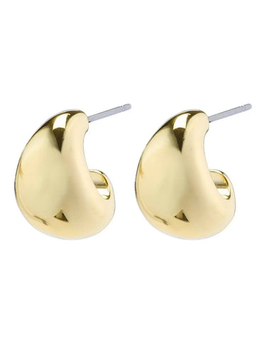 ALEXANE Mini Aretes de aro gruesos recubiertos de oro