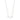 Collar cadena fina set 2-in-1, colgante forma de alfiler, baño de plata esterlina — INSTANT