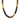 Collar cadena fina, con piedras semi preciosas, baño de oro 18k — UNFOLD