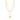 Collar cadena fina set 2-in-1, colgante forma de moneda, baño de oro 18k — DECLAN